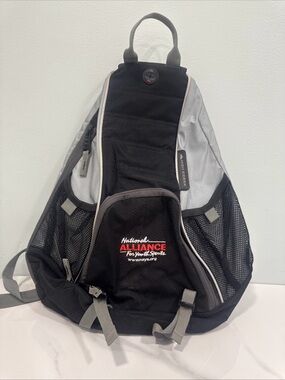 Black and Gray Sling Backpack high sierra